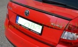 3 499 р. Лип спойлер CT Skoda Rapid NH3 дорестайлинг лифтбэк (2012-2017) (Неокрашенный)  с доставкой в г. Воронеж. Увеличить фотографию 2