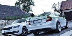 4 999 р. Спойлер RS style Skoda Rapid NH3 дорестайлинг лифтбэк (2012-2017) (Неокрашенный)  с доставкой в г. Воронеж. Увеличить фотографию 2