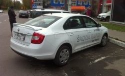 3 449 р. Спойлер Style Skoda Rapid NH3 дорестайлинг лифтбэк (2012-2017) (Неокрашенный)  с доставкой в г. Воронеж. Увеличить фотографию 3