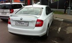 3 449 р. Спойлер Style Skoda Rapid NH3 дорестайлинг лифтбэк (2012-2017) (Неокрашенный)  с доставкой в г. Воронеж. Увеличить фотографию 5