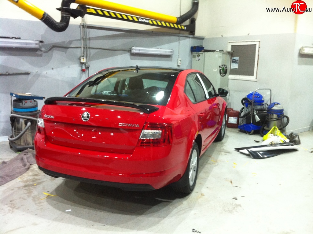 3 449 р. Спойлер Style Skoda Rapid NH3 дорестайлинг лифтбэк (2012-2017) (Неокрашенный)  с доставкой в г. Воронеж