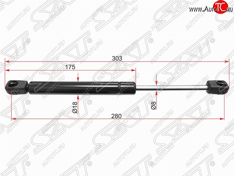 549 р. Газовый упор крышки багажника SAT Volkswagen Passat B5 универсал дорестайлинг (1996-2000)  с доставкой в г. Воронеж