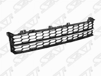 Решётка в передний бампер (с хром молдингом) SAT Skoda Superb  B8 (3V) (2015-2019) лифтбэк дорестайлинг