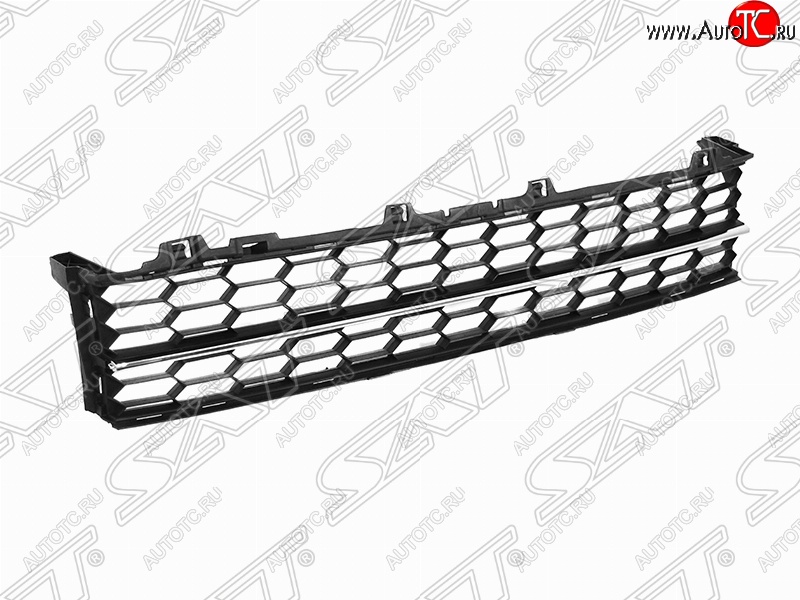 1 059 р. Решётка в передний бампер (с хром молдингом) SAT  Skoda Superb  B8 (3V) (2015-2019) лифтбэк дорестайлинг  с доставкой в г. Воронеж