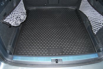 1 999 р. Коврик багажника Element (полиуретан) Skoda Superb B8 (3V) лифтбэк дорестайлинг (2015-2019) (Черный)  с доставкой в г. Воронеж. Увеличить фотографию 2