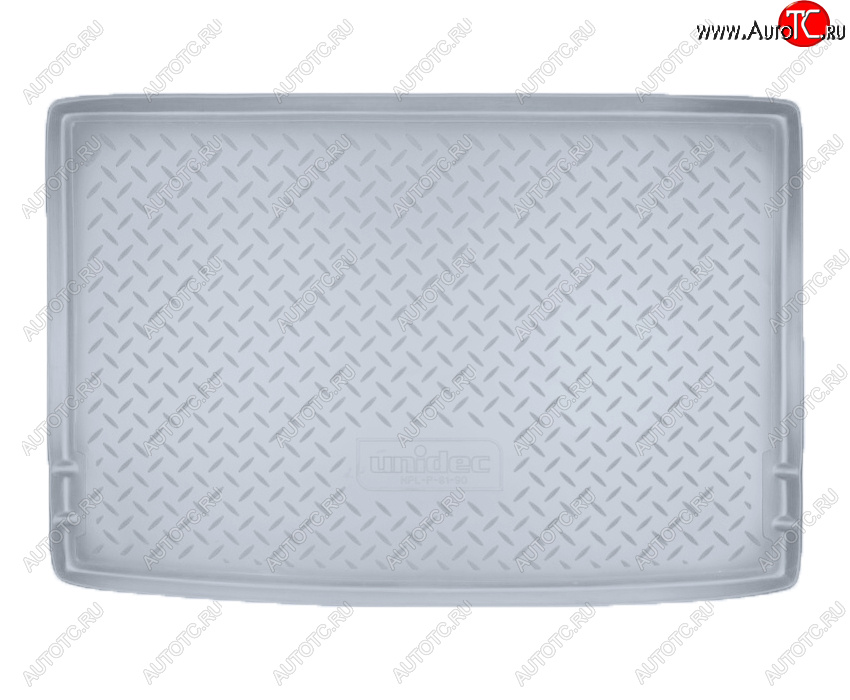 1 999 р. Коврик багажника Norplast Unidec  Skoda Yeti (2009-2018) (Цвет: серый)  с доставкой в г. Воронеж