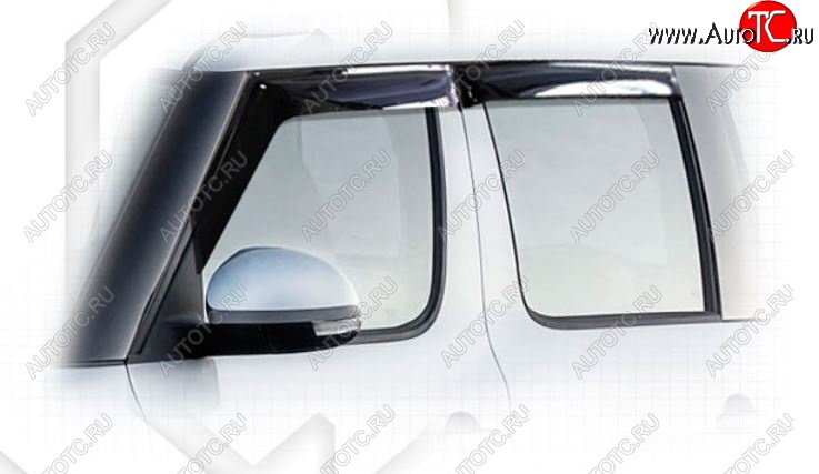1 999 р. Дефлектора окон CA-Plastiс  Skoda Yeti (2009-2013) (Classic полупрозрачный)  с доставкой в г. Воронеж