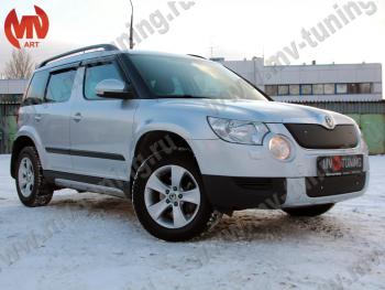 4 999 р. Зимние заглушки (верхняя и нижняя) MV-Tuning Skoda Yeti (2009-2013) (Неокрашенная)  с доставкой в г. Воронеж. Увеличить фотографию 2