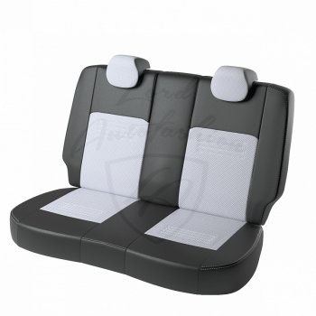 9 449 р. Чехлы для сидений (к-я Active) Lord Autofashion Турин (экокожа) Skoda Yeti (2009-2013) (Чёрный, вставка белая)  с доставкой в г. Воронеж. Увеличить фотографию 2