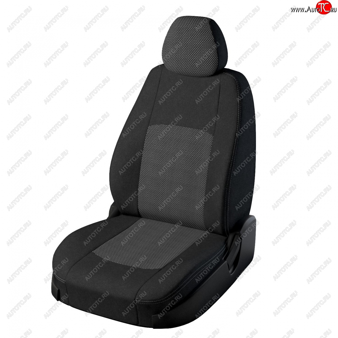 5 399 р. Чехлы для сидений (к-я Active) Lord Autofashion Турин (экокожа, жаккард) Skoda Yeti (2009-2013) (Чёрный, вставка жаккард Тома серый)  с доставкой в г. Воронеж