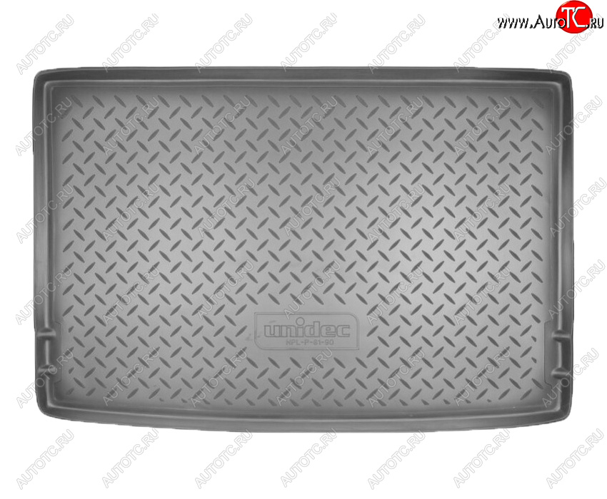 1 639 р. Коврик в багажник Norplast Unidec  Skoda Yeti (2009-2018) (Цвет: черный)  с доставкой в г. Воронеж