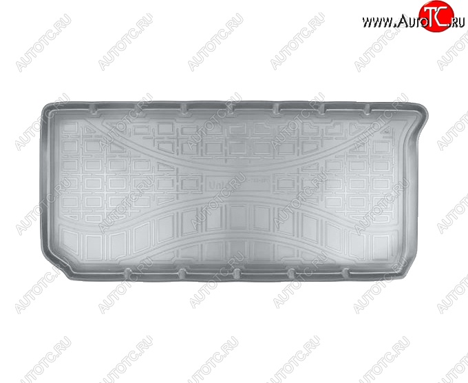 1 759 р. Коврик в багажник Norplast  Smart Fortwo  С453 (2007-2014) 2 хэтчбэк 3 дв. (Серый)  с доставкой в г. Воронеж