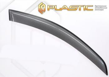 Дефлектора окон CA-Plastic Sollers Argo (2022-2025) шасси (шелкография карбон-серебро)