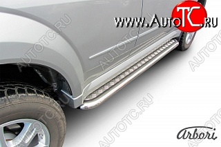 13 769 р. Защита штатных порогов с листом Arbori SSANGYONG Actyon Sport (2012-2025)  с доставкой в г. Воронеж