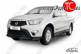 7 289 р. Обвес переднего бампера Arbori SSANGYONG Actyon Sport (2012-2025)  с доставкой в г. Воронеж