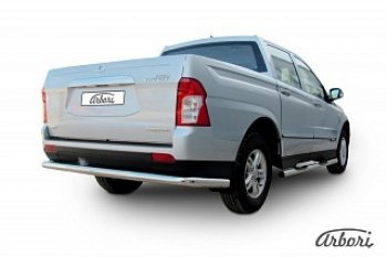 Защита заднего бампера Arbori SSANGYONG Actyon Sport (2012-2025)
