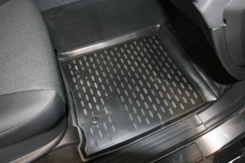 2 799 р. Коврики в салон Element 4 шт. (полиуретан)  SSANGYONG Actyon Sport (2012-2025)  с доставкой в г. Воронеж. Увеличить фотографию 2