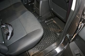2 799 р. Коврики в салон Element 4 шт. (полиуретан)  SSANGYONG Actyon Sport (2012-2025)  с доставкой в г. Воронеж. Увеличить фотографию 4