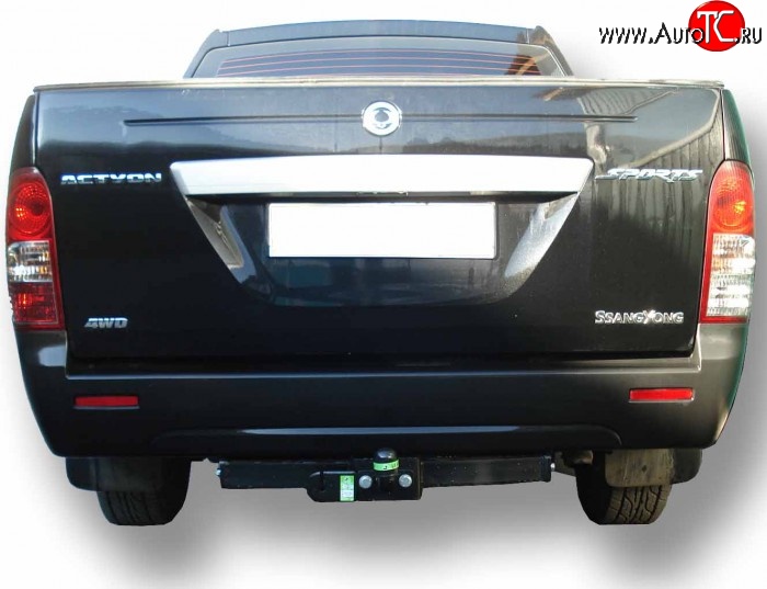 8 799 р. Фаркоп (SPORTS) Лидер Плюс (до 2000 кг) SSANGYONG Actyon 1 (2006-2010) (Без электропакета)  с доставкой в г. Воронеж