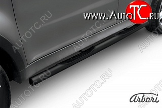 7 703 р. Защита порогов Arbori SSANGYONG Actyon дорестайлинг (2010-2013)  с доставкой в г. Воронеж