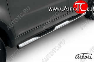 14 579 р. Защита порогов Arbori SSANGYONG Actyon дорестайлинг (2010-2013)  с доставкой в г. Воронеж