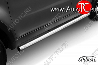 12 509 р. Защита порогов Arbori SSANGYONG Actyon дорестайлинг (2010-2013)  с доставкой в г. Воронеж
