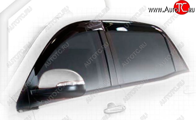 2 159 р. Дефлектора окон CA-Plastiс  SSANGYONG Korando  3 (2010-2025) дорестайлинг (Classic полупрозрачный)  с доставкой в г. Воронеж