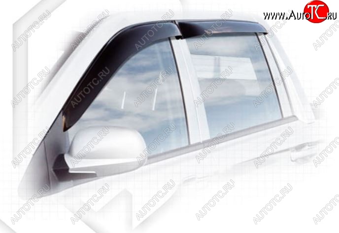 2 079 р. Дефлектора окон CA-Plastiс  SSANGYONG Korando  Sports (2012-2025) (Classic полупрозрачный, Без хром.молдинга)  с доставкой в г. Воронеж