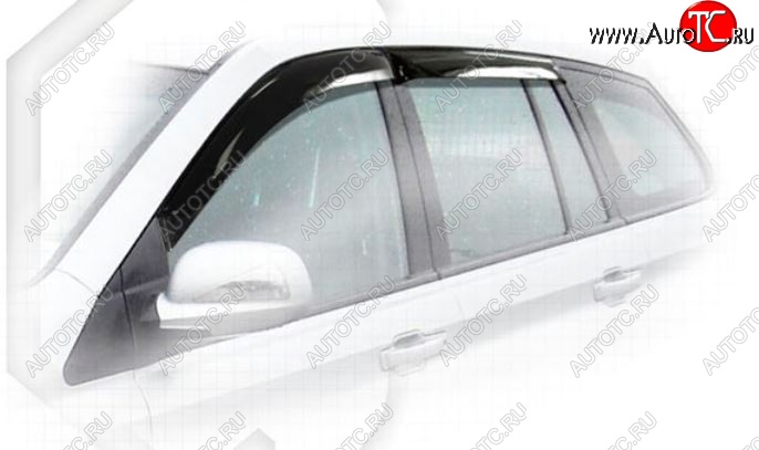 2 079 р. Дефлектора окон CA-Plastiс  SSANGYONG Kyron (2005-2016) дорестайлинг, рестайлинг (Classic полупрозрачный, Без хром.молдинга)  с доставкой в г. Воронеж