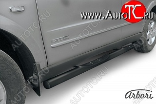 9 989 р. Защита порогов Arbori SSANGYONG Kyron рестайлинг (2007-2016)  с доставкой в г. Воронеж