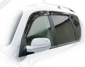 Дефлектора окон CA-Plastic SSANGYONG Rexton  Y290 (2012-2017) (Classic полупрозрачный, Без хром.молдинга)