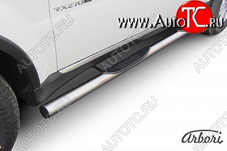 14 579 р. Защита порогов Arbori SSANGYONG Rexton Y290 (2012-2017)  с доставкой в г. Воронеж