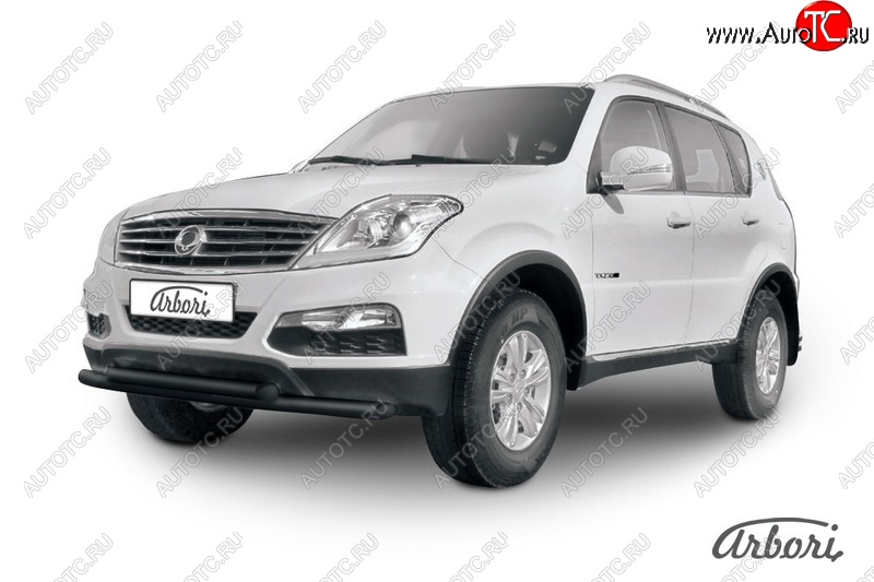 7 469 р. Обвес переднего бампера Arbori SSANGYONG Rexton Y290 (2012-2017)  с доставкой в г. Воронеж