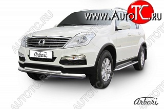 14 219 р. Обвес переднего бампера Arbori SSANGYONG Rexton Y290 (2012-2017)  с доставкой в г. Воронеж