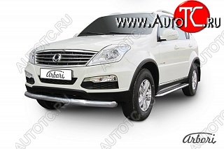 12 689 р. Обвес переднего бампера Arbori SSANGYONG Rexton Y290 (2012-2017)  с доставкой в г. Воронеж