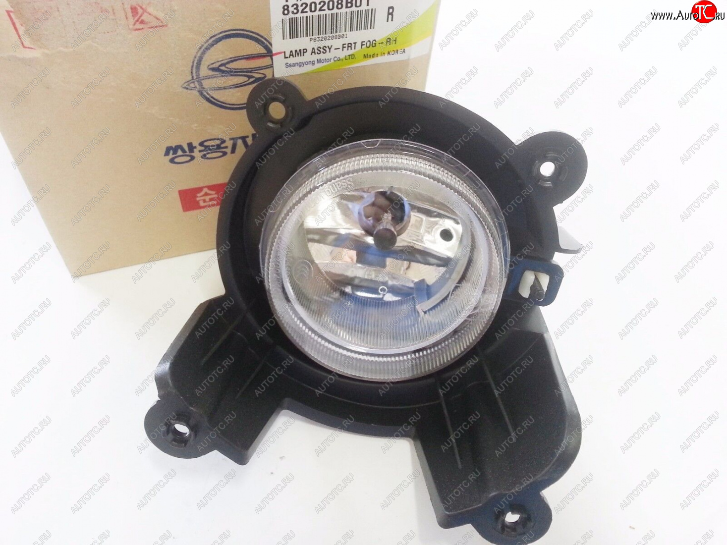 5 749 р. Противотуманная правая фара Оригинал SSANGYONG Rexton Y250 (2006-2012)  с доставкой в г. Воронеж