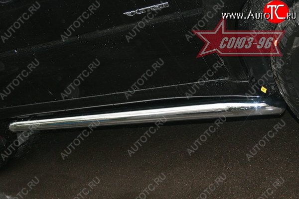 14 309 р. Защита порогов Souz-96 (d76)  SSANGYONG Rexton  Y250 (2006-2012)  с доставкой в г. Воронеж