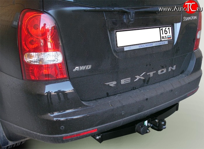 4 999 р. Фаркоп Лидер Плюс SSANGYONG Rexton Y250 (2006-2012) (Без электропакета)  с доставкой в г. Воронеж