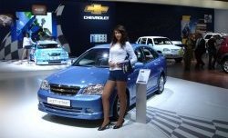 5 949 р. Накладка Street Edition на передний бампер Chevrolet Lacetti седан (2002-2013) (Неокрашенная)  с доставкой в г. Воронеж. Увеличить фотографию 3