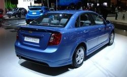 7 899 р. Пороги накладки Street Edition Daewoo Gentra KLAS седан (2012-2016) (Неокрашенные)  с доставкой в г. Воронеж. Увеличить фотографию 2