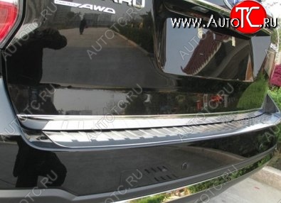 5 949 р. Нижняя накладка на крышку багажника СТ Subaru Forester SJ рестайлинг (2016-2019)  с доставкой в г. Воронеж