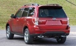 9 199 р. Спойлер CT Subaru Forester SJ дорестайлинг (2012-2016) (Неокрашенный)  с доставкой в г. Воронеж. Увеличить фотографию 2