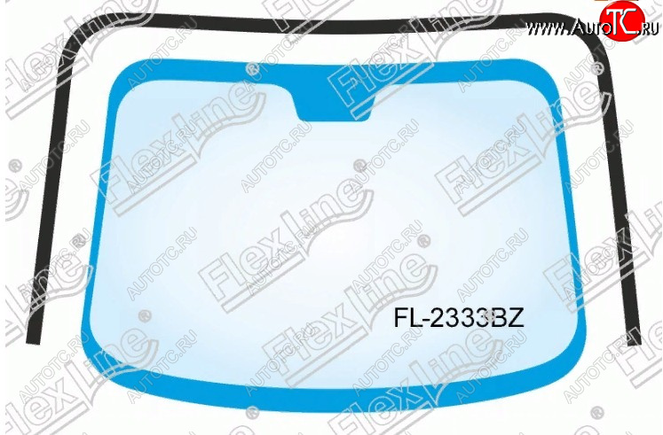 3 599 р. Молдинг лобового стекла FlexLine Subaru Forester SG рестайлинг (2005-2008)  с доставкой в г. Воронеж