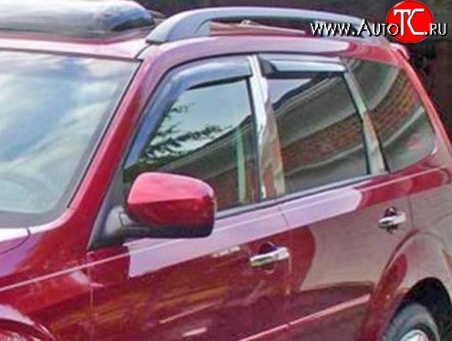 2 259 р. Дефлекторы окон (ветровики) Novline 4 шт Subaru Forester SH (2008-2013)  с доставкой в г. Воронеж
