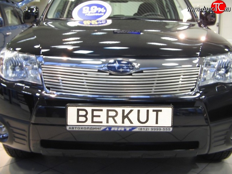 5 799 р. Декоративная вставка решетки радиатора SH Berkut Subaru Forester SH (2008-2013)  с доставкой в г. Воронеж