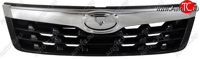 9 849 р. Решётка радиатора (рестайлинг) SAT Subaru Forester SH (2008-2013) (Неокрашенная)  с доставкой в г. Воронеж