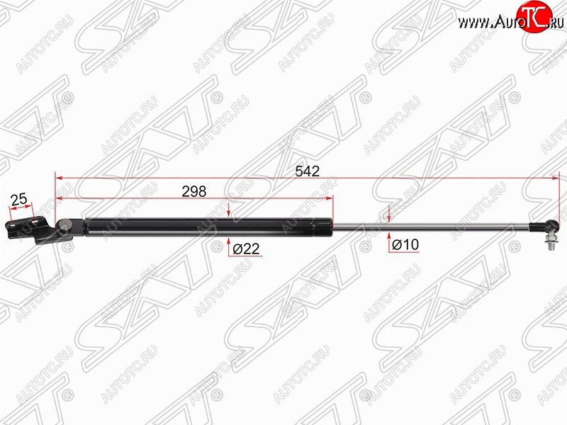 799 р. Правый газовый упор крышки багажника SAT Subaru Forester SJ рестайлинг (2016-2019)  с доставкой в г. Воронеж