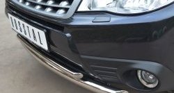 18 399 р. Защита переднего бампера (2 трубыØ63 и 42 мм, нержавейка) SLITKOFF  Subaru Forester  SH (2008-2013)  с доставкой в г. Воронеж. Увеличить фотографию 4
