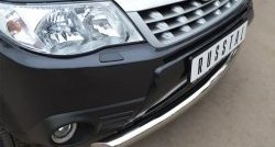 15 999 р. Одинарная защита переднего бампера диаметром 76 мм SLITKOFF Subaru Forester SH (2008-2013)  с доставкой в г. Воронеж. Увеличить фотографию 3