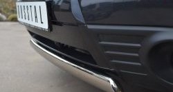 12 949 р. Защита переднего бампера (Ø75х42 мм, нержавейка) Russtal Subaru Forester SH (2008-2013)  с доставкой в г. Воронеж. Увеличить фотографию 3